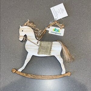 Wooden Rocking Horse Ornament